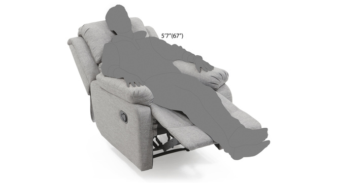Sobriano Recliner Igneous Grey